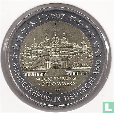 Duitsland 2 Euro 2007 F Mecklenburg Vorpommern KM 260 2007