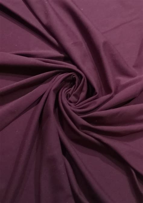 Nylon Lycra Thick And Soft 4way Stretch Tubular Maroon Fabricstore