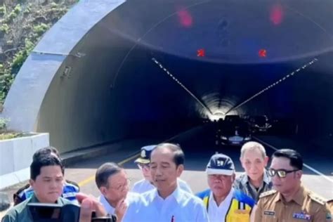 Presiden Joko Widodo Datang Ke Sumedang Untuk Meresmikan Jalan Tol