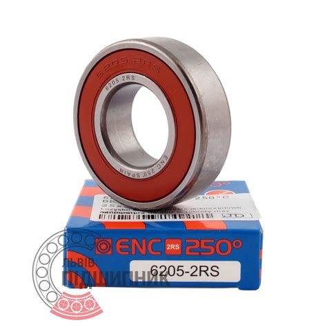 Bearing 6205 2rs Enc 250c Brl Deep Groove Ball Bearing For High