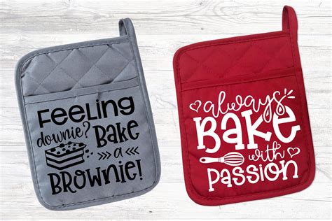 Baking Quotes Bundle Pot Holder Bundle Kitchen Towel Svg