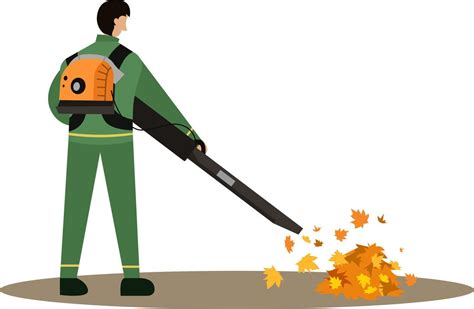 Leaf Blower Clipart