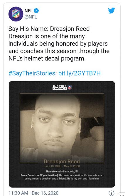 Indianapolis Officer Who Shot Dreasjon Reed Drops Lawsuit Against Nfl