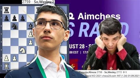 Wesley So Retaliantes With A Big Vs Alireza Firouzja Aimchess Us