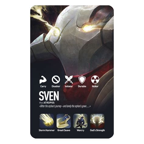 SVEN DOTA 2 - ЗАКАЗАТЬ КАРТОЧКУ ДОТА