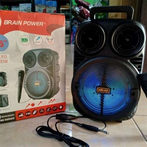 Jual Original Speaker Bluetooth Karaoke Portabel Kimiso 3381 Mic Di