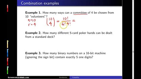 combination formula