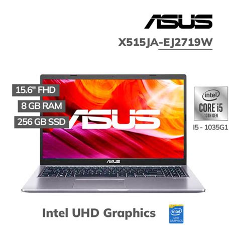 Laptop Asus X515ja Ej2719w I5 1035g1 8gb 256gb Ssd 156 Fhd