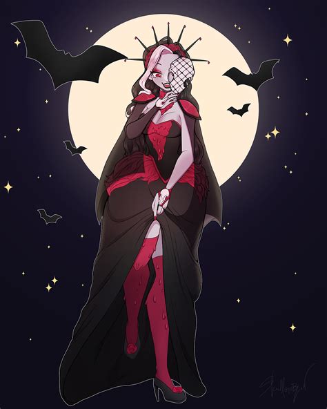 [OC][ART] Has fun drawing this vampire dnd character! : r/DnD