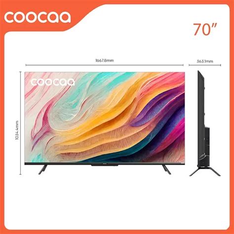 Tivi COOCAA 4k 70inch 70Y72 Smart TV 4K Google TV HDR 10 Haiphitech