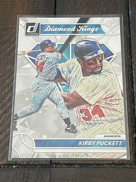 2023 Donruss Baseball Diamond Kings Base 15 Kirby Puckett Minnesota