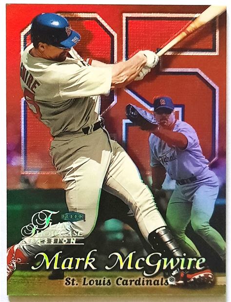 Mark Mcgwire Fleer Flair Showcase Refractor Row Seat