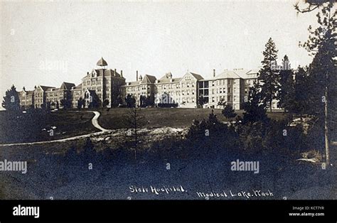 Eastern State Hospital, Medical Lake Washington, 1908 Stock Photo - Alamy