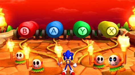 Sonic Party The Top 100 Minigames Sonic Vs Yoshi Vs Rosalina Vs Peach