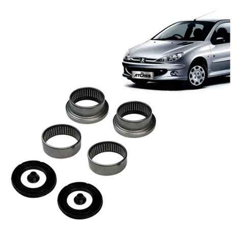 Rodamientos De Eje Traseros Para Peugeot 206 1999 2009 Par Cuotas Sin