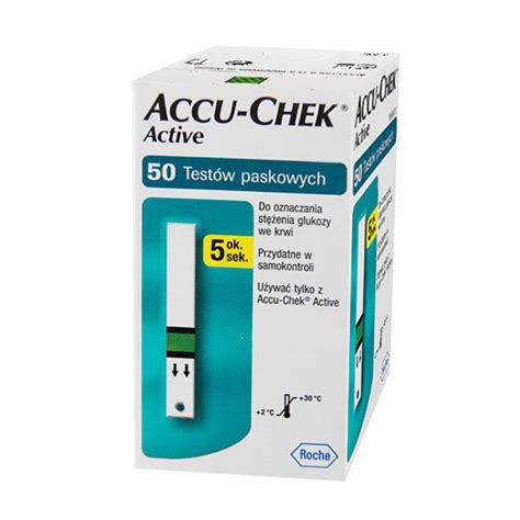 Accu Chek Active Paski Testowe Do Glukometru Sztuk Cena Apteka