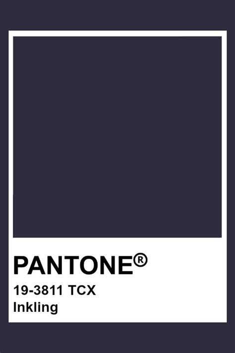 Pantone 19 3811 Tcx Inkling Muur Kleuren Kleuren