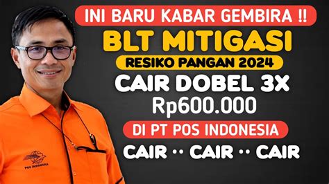 Alhamdulillah Blt Mitigasi Resiko Pangan Cair Dobel X Di Pt Pos