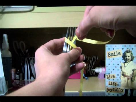 How To Tie A Tiny Fork Bow Youtube