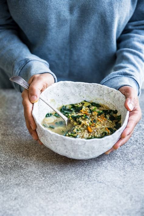 Kale And Freekeh Soup With Fresh Turmeric Cook Republic