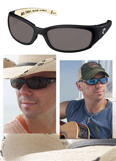 Kenny Chesney In Costa Del Mar Costa Sunglasses Sun With Sunglasses