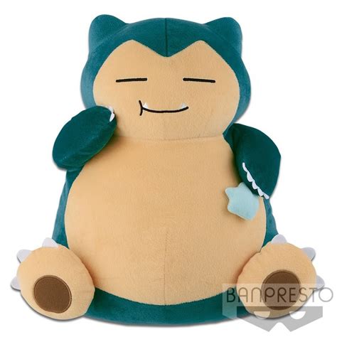 Peluche Ronflex Snorlax Super Big P par Banpresto Pokémon