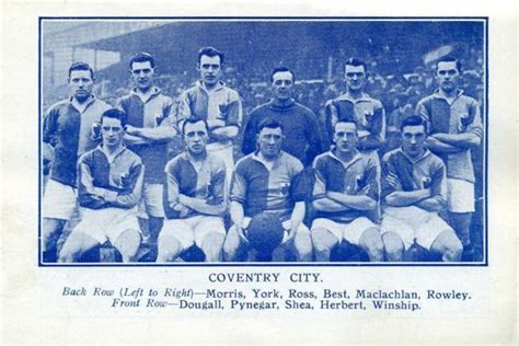 Coventry City Team Group In Coventry City Coventry City Fc