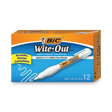 Wite-Out Shake 'n Squeeze Correction Pen, 8 mL, White - Egyptian ...