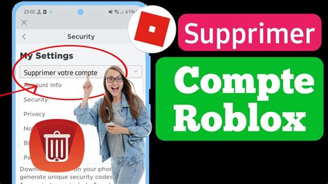 Comment supprimer définitivement un compte Roblox Comment supprimer