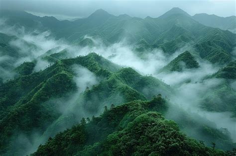Panoramic Nature View Professional Photography Premium Ai Generated Image