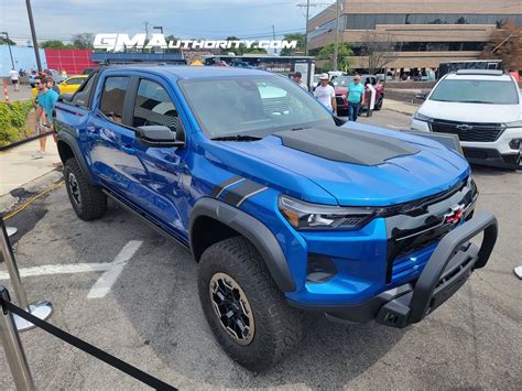 2023 Chevy Colorado ZR2 Desert Boss In Glacier Blue First Live Photos