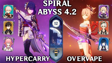 Spiral Abyss Floor Stars C Raiden Hypercarry And C Yoimiya