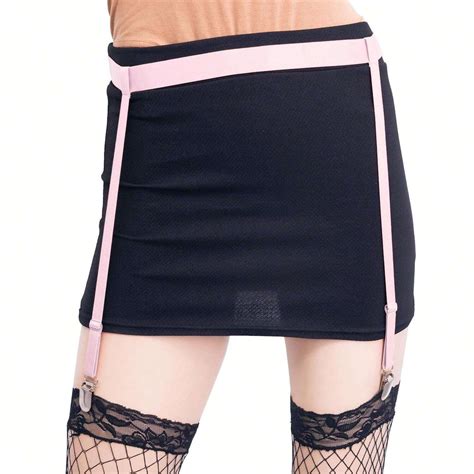 Thigh Garter Belts For Womens Black Simplicity Sexy Suspender Garter