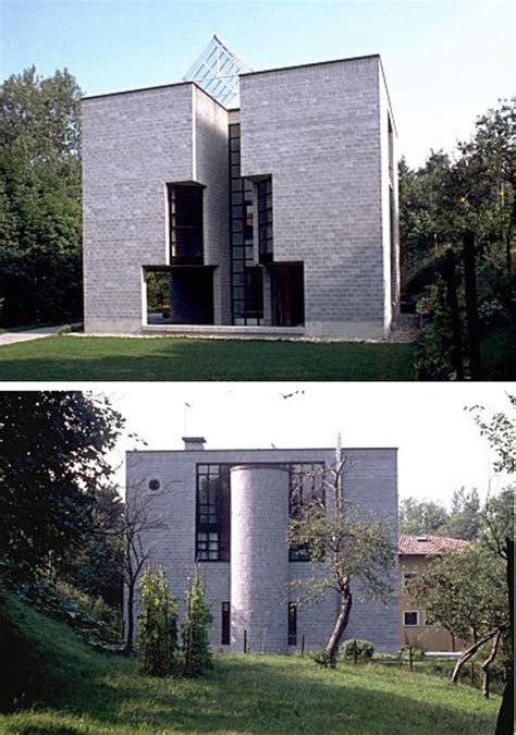 Casa A Pregassona Fotografie Mario Botta Architecture Post Modern