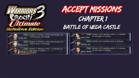 Cara Menyelesaikan Accept Mission Chapter Battle Of Ueda Castle