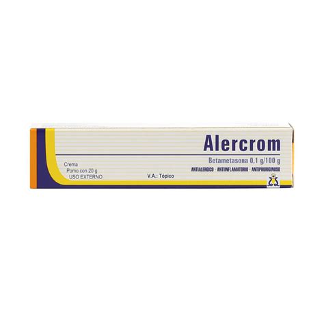 Alercrom Betametasona 0 1 G 100 G Pomo De 20 G