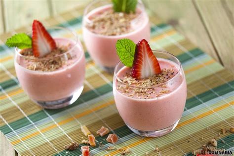 Receita Deliciosa De Mousse De Morango Whey Brasilrun Oficial