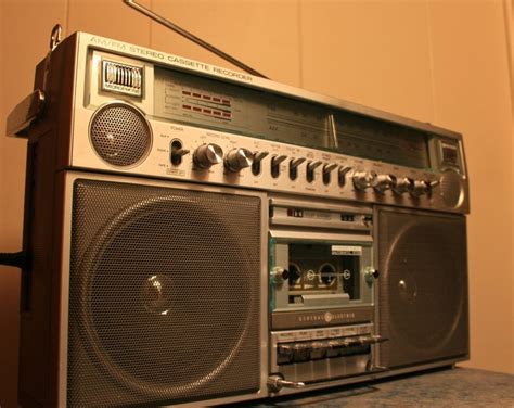 Reserved For Armynavyman Vintage General Electric Boombox Ghettoblaster Style Radio Am Fm Stereo