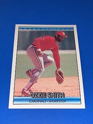 Donruss Ozzie Smith Baseball Card St Louis Cardinals Set