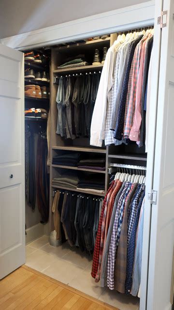 Mens Minneapolis Reach In Closet Before And After Classique Chic