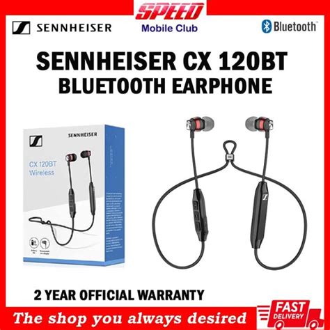 Sennheiser CX 120BT Wireless Bluetooth In Ear Neckband Headphone With