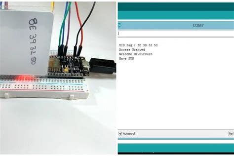 MFRC522 RFID Reader Interfaced With NodeMCU Duino