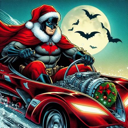 Batman as Santa Claus