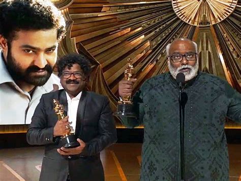 Mm Keeravani And Chandrabose Wins Oscar For The Movie Rrr S Song Naatu