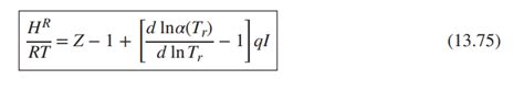 Solved Calculate The Residual Enthalpy Of R134a Refrigerant 134a At