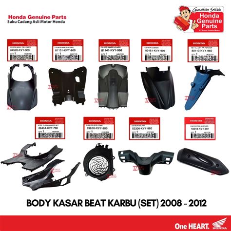 Jual Paket Cover Body Kasar Set Item Original Beat Karbu Kvy