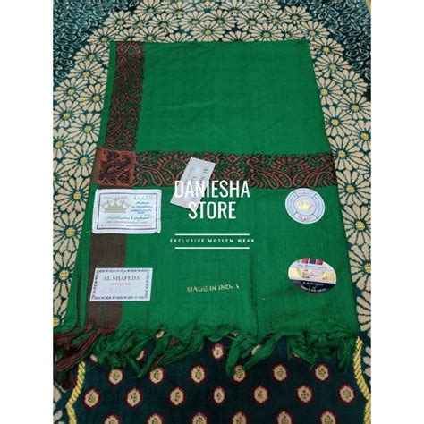 Jual Sorban Hijau Polos Arifat Kashmiri Made In India Shopee Indonesia