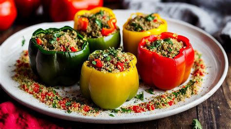 Quinoa Stuffed Bell Peppers Recipe