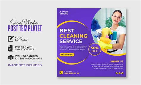 Cleaning Social Media Post Design Graphic by Gfx ShaownCreative Fabrica