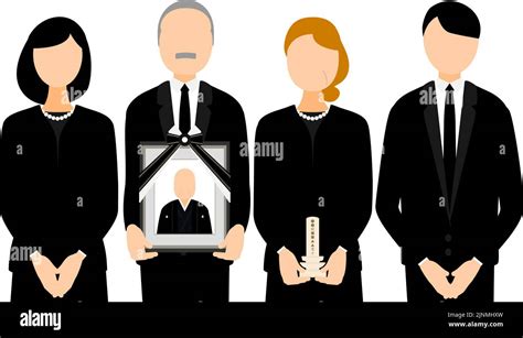 Bereaved Person Stock Vector Images Alamy